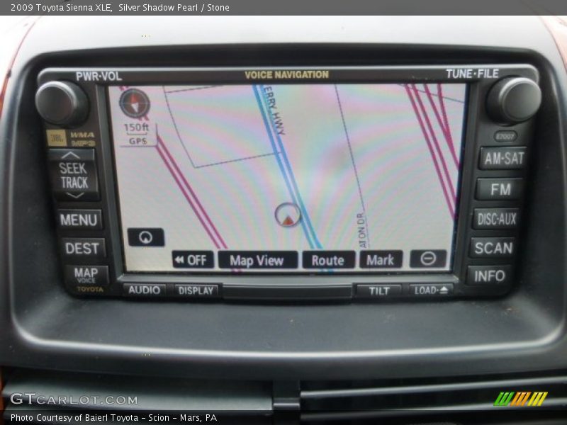 Silver Shadow Pearl / Stone 2009 Toyota Sienna XLE