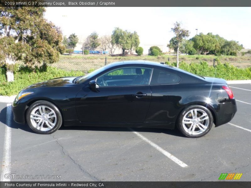 Black Obsidian / Graphite 2009 Infiniti G 37 Journey Coupe