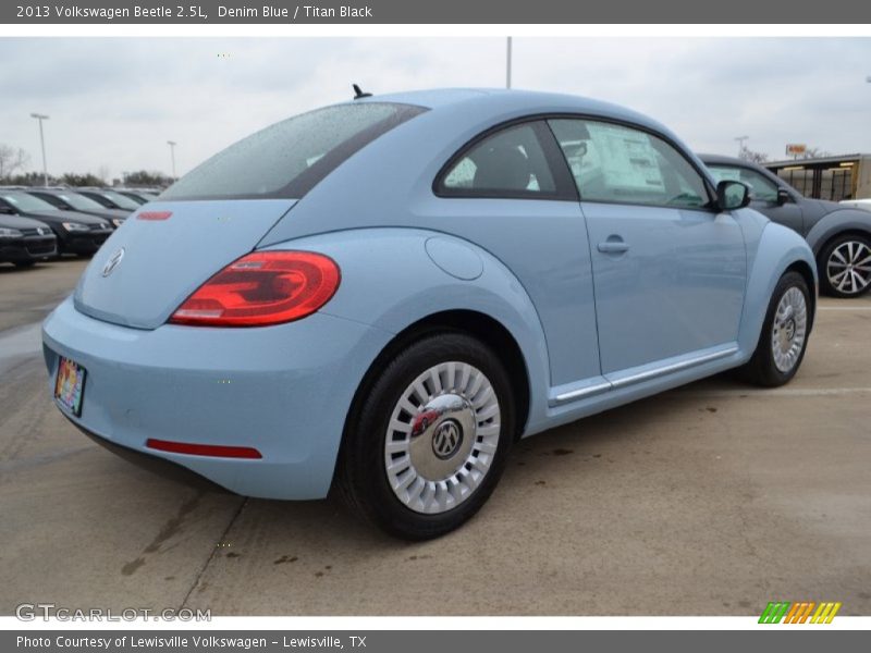 Denim Blue / Titan Black 2013 Volkswagen Beetle 2.5L