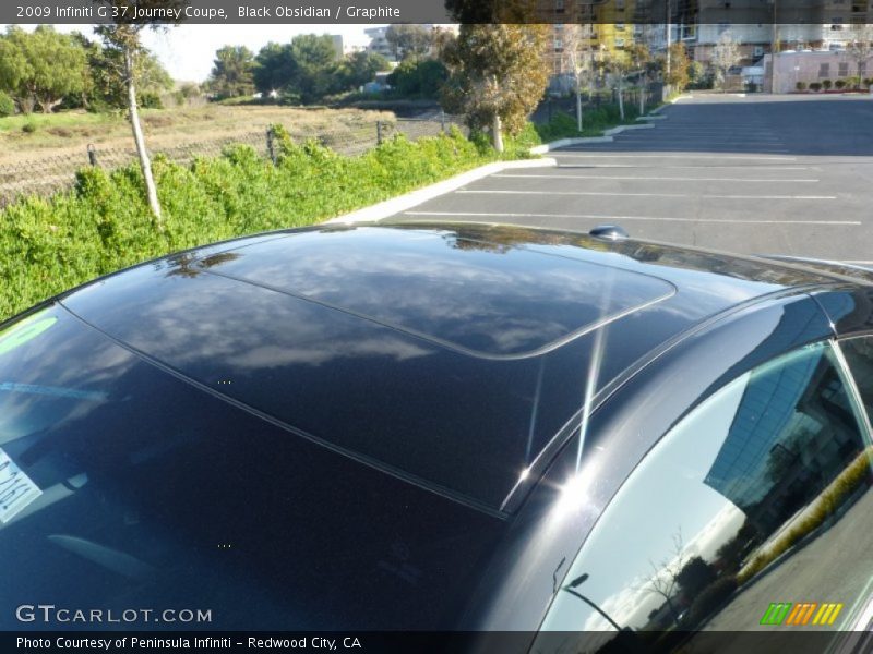 Black Obsidian / Graphite 2009 Infiniti G 37 Journey Coupe
