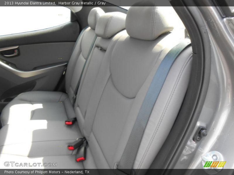 Harbor Gray Metallic / Gray 2013 Hyundai Elantra Limited