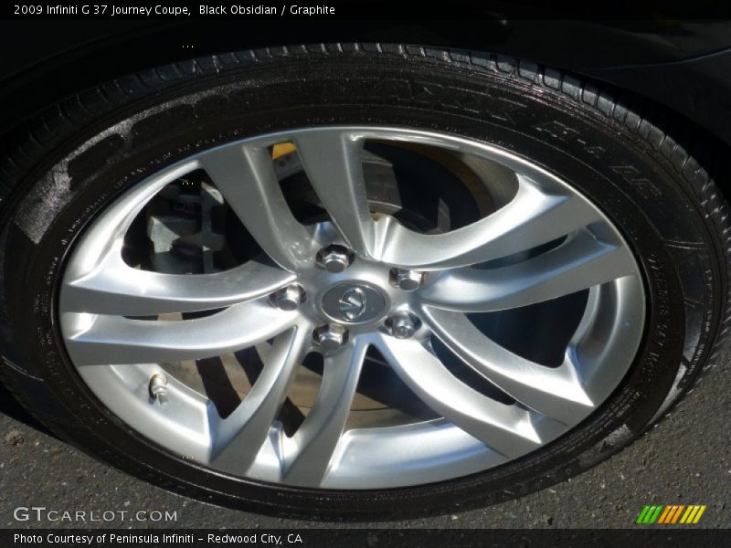 Black Obsidian / Graphite 2009 Infiniti G 37 Journey Coupe