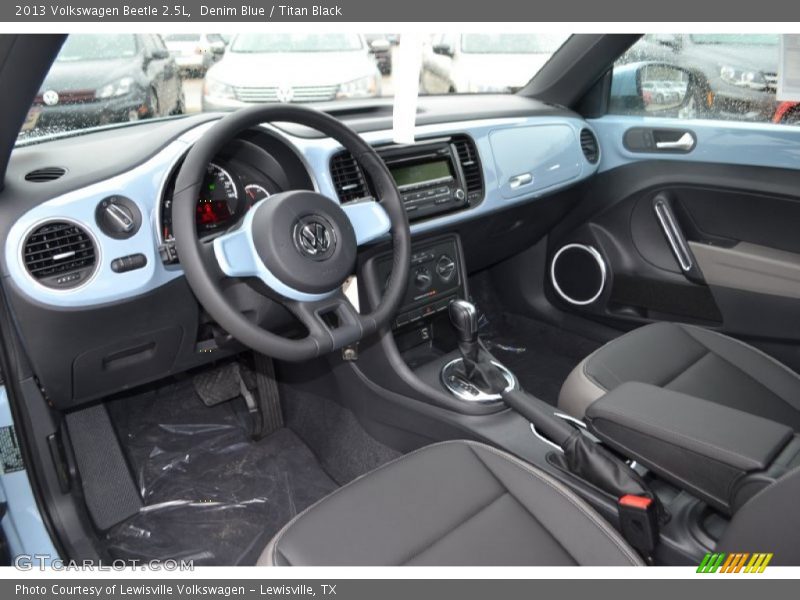 Denim Blue / Titan Black 2013 Volkswagen Beetle 2.5L