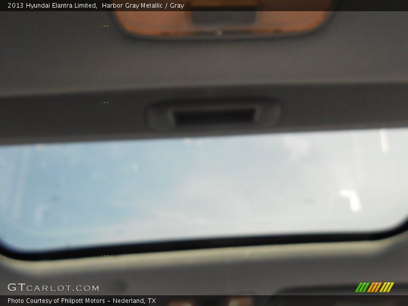 Harbor Gray Metallic / Gray 2013 Hyundai Elantra Limited