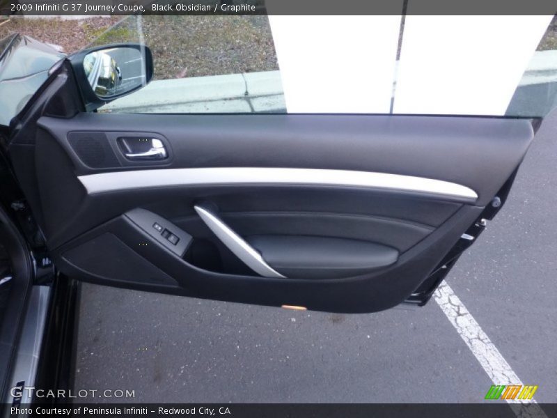 Black Obsidian / Graphite 2009 Infiniti G 37 Journey Coupe