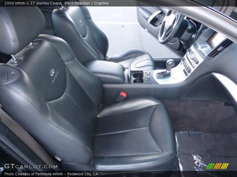Black Obsidian / Graphite 2009 Infiniti G 37 Journey Coupe