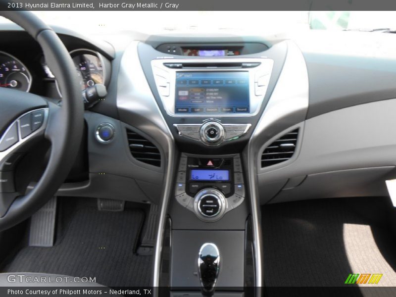 Harbor Gray Metallic / Gray 2013 Hyundai Elantra Limited