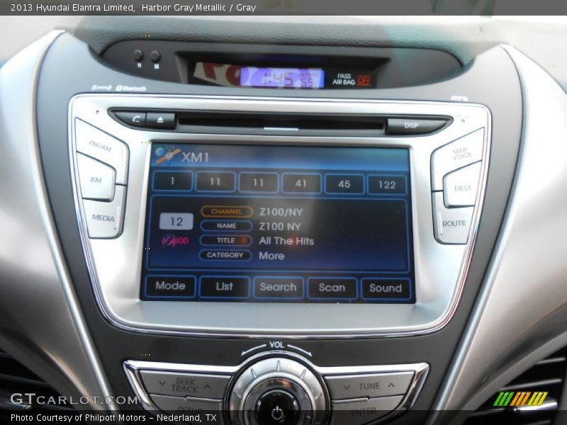 Harbor Gray Metallic / Gray 2013 Hyundai Elantra Limited