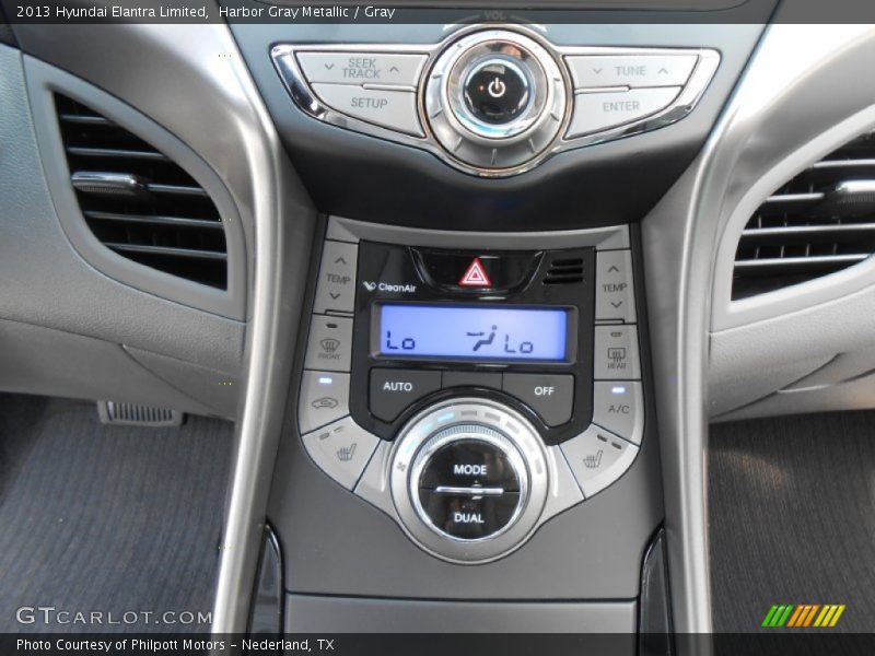 Harbor Gray Metallic / Gray 2013 Hyundai Elantra Limited