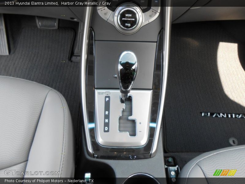 Harbor Gray Metallic / Gray 2013 Hyundai Elantra Limited