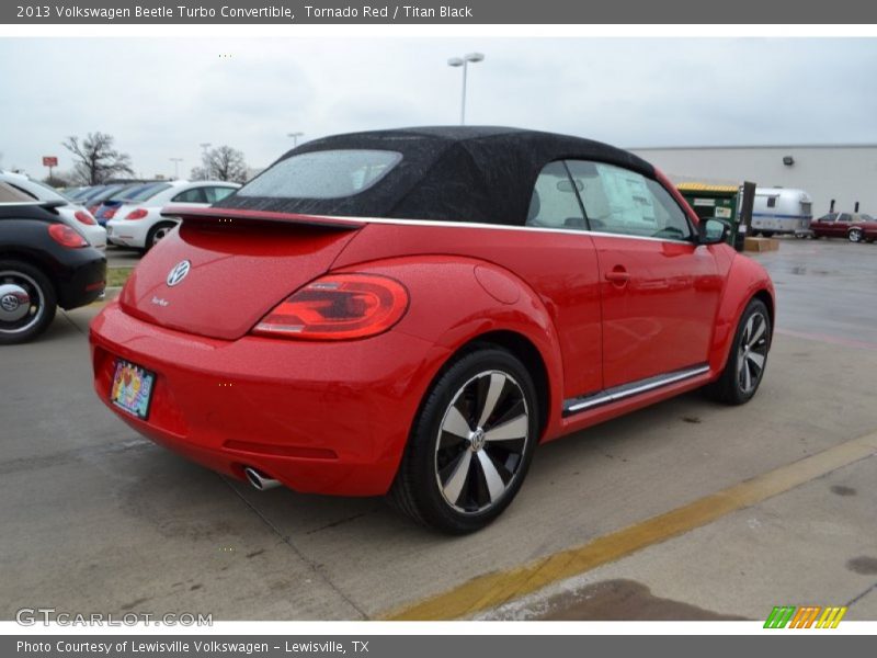 Tornado Red / Titan Black 2013 Volkswagen Beetle Turbo Convertible