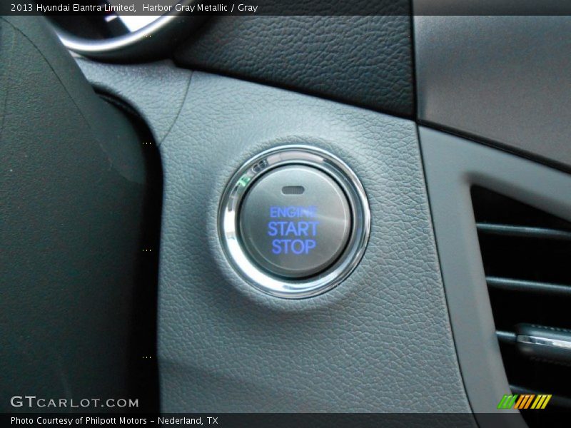 Harbor Gray Metallic / Gray 2013 Hyundai Elantra Limited