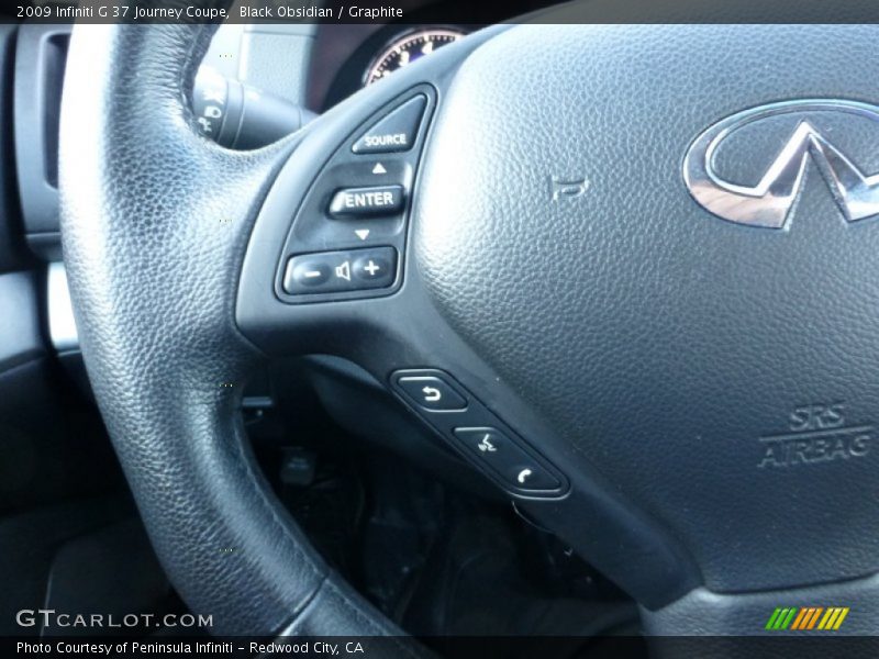 Black Obsidian / Graphite 2009 Infiniti G 37 Journey Coupe