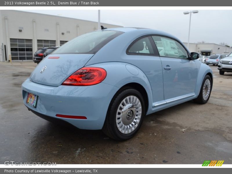 Denim Blue / Titan Black 2013 Volkswagen Beetle 2.5L