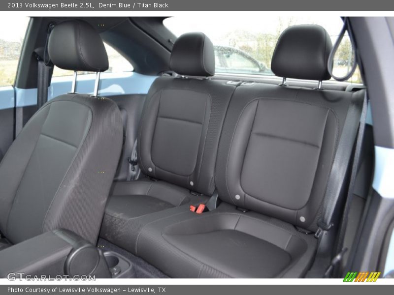 Rear Seat of 2013 Beetle 2.5L