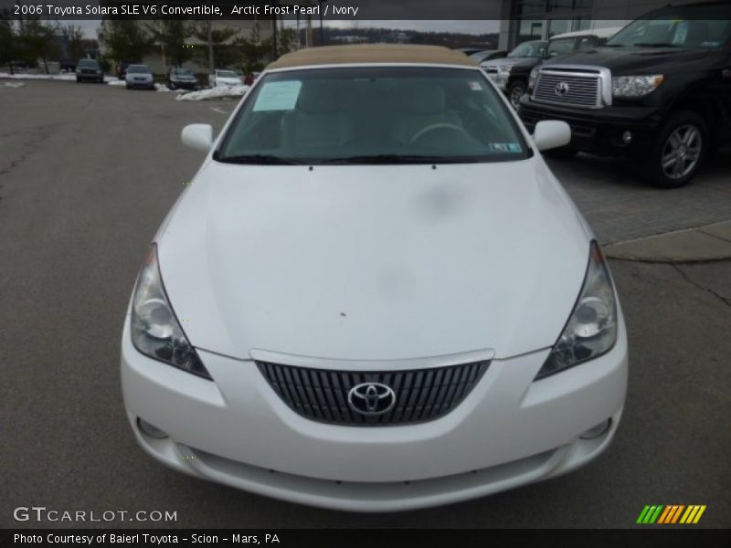 Arctic Frost Pearl / Ivory 2006 Toyota Solara SLE V6 Convertible