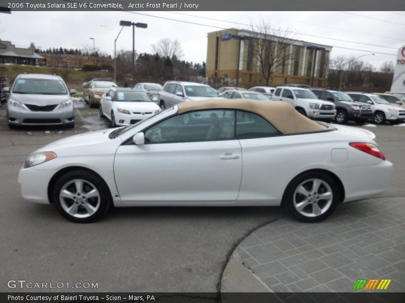  2006 Solara SLE V6 Convertible Arctic Frost Pearl
