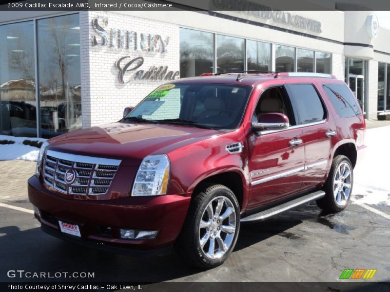 Infrared / Cocoa/Cashmere 2009 Cadillac Escalade AWD