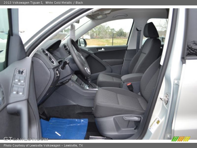 White Gold Metallic / Black 2013 Volkswagen Tiguan S