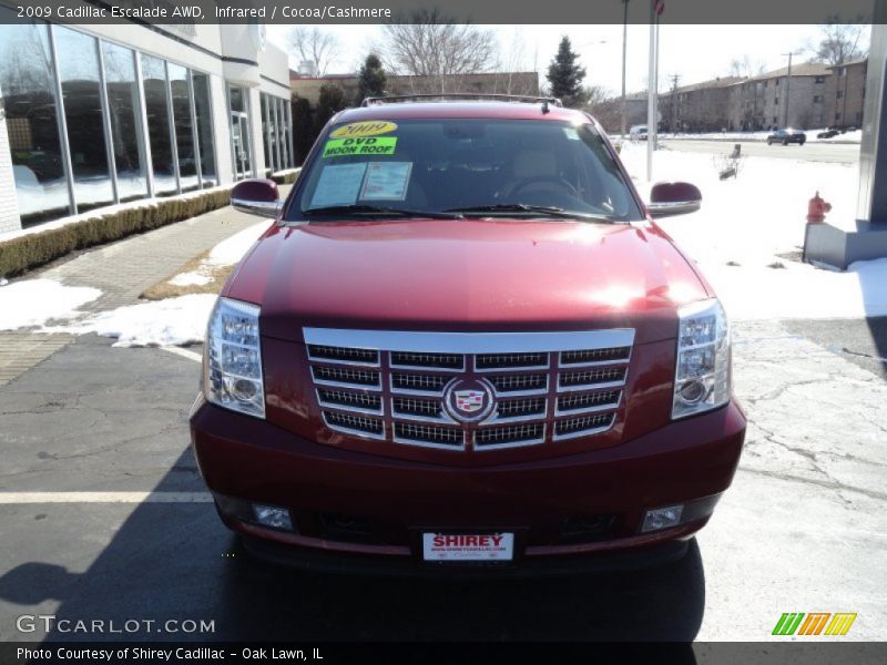 Infrared / Cocoa/Cashmere 2009 Cadillac Escalade AWD