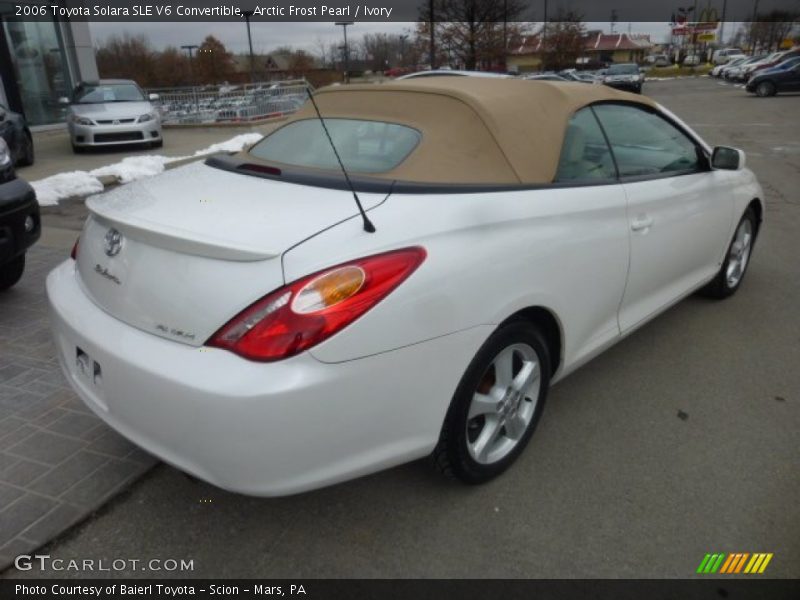 Arctic Frost Pearl / Ivory 2006 Toyota Solara SLE V6 Convertible
