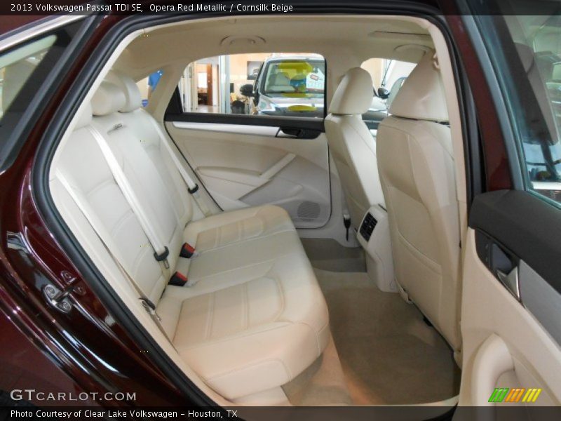 Rear Seat of 2013 Passat TDI SE