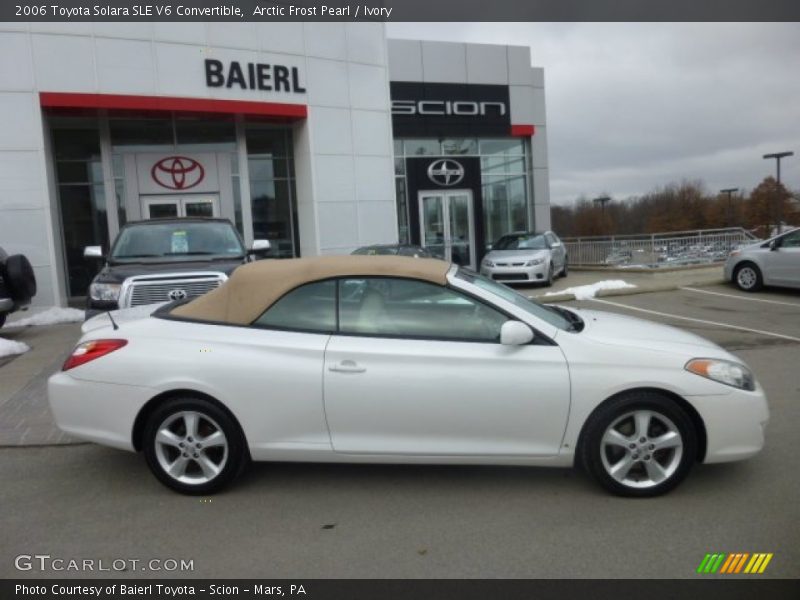 Arctic Frost Pearl / Ivory 2006 Toyota Solara SLE V6 Convertible