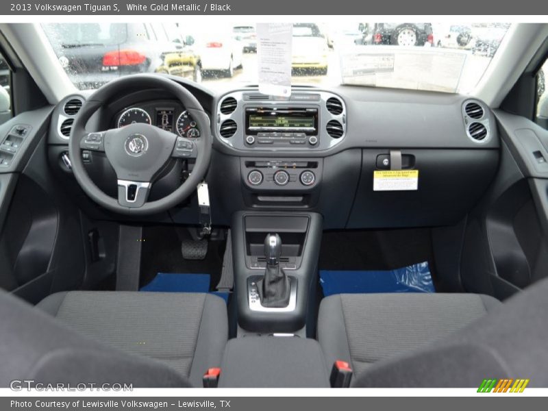 White Gold Metallic / Black 2013 Volkswagen Tiguan S