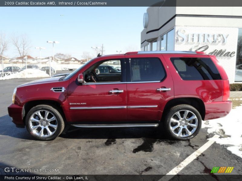 Infrared / Cocoa/Cashmere 2009 Cadillac Escalade AWD