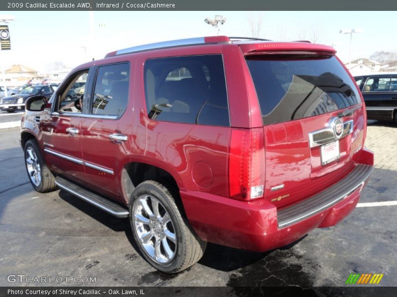 Infrared / Cocoa/Cashmere 2009 Cadillac Escalade AWD