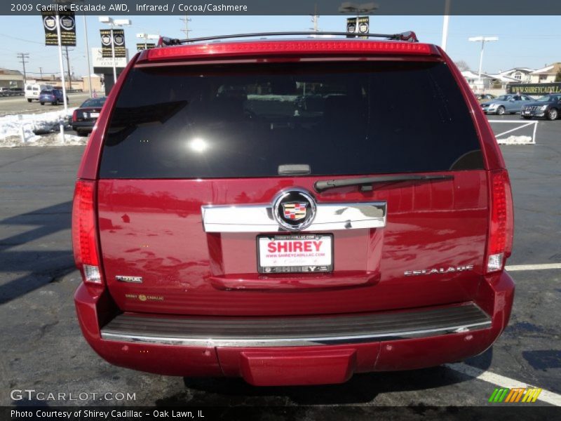 Infrared / Cocoa/Cashmere 2009 Cadillac Escalade AWD