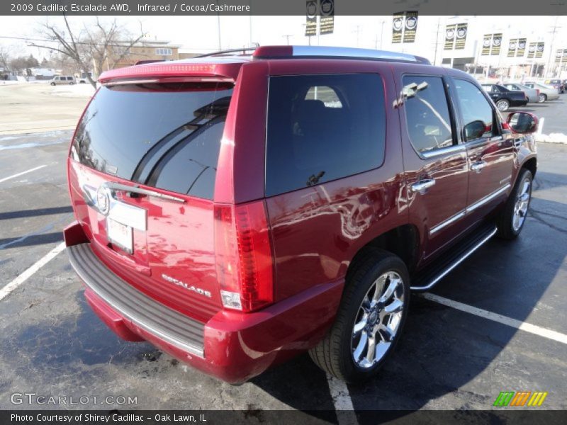 Infrared / Cocoa/Cashmere 2009 Cadillac Escalade AWD