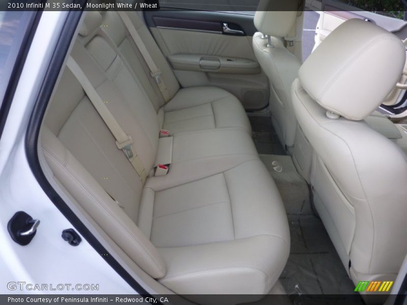 Rear Seat of 2010 M 35 Sedan
