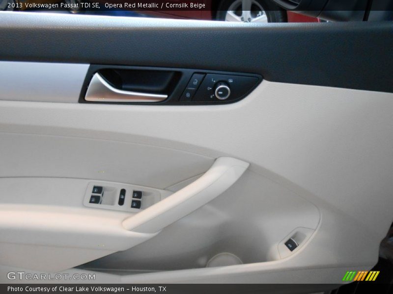 Opera Red Metallic / Cornsilk Beige 2013 Volkswagen Passat TDI SE