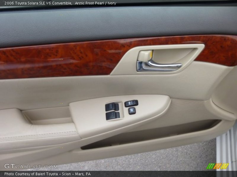Controls of 2006 Solara SLE V6 Convertible