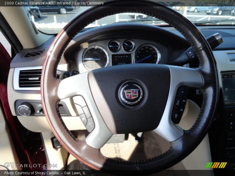 Infrared / Cocoa/Cashmere 2009 Cadillac Escalade AWD