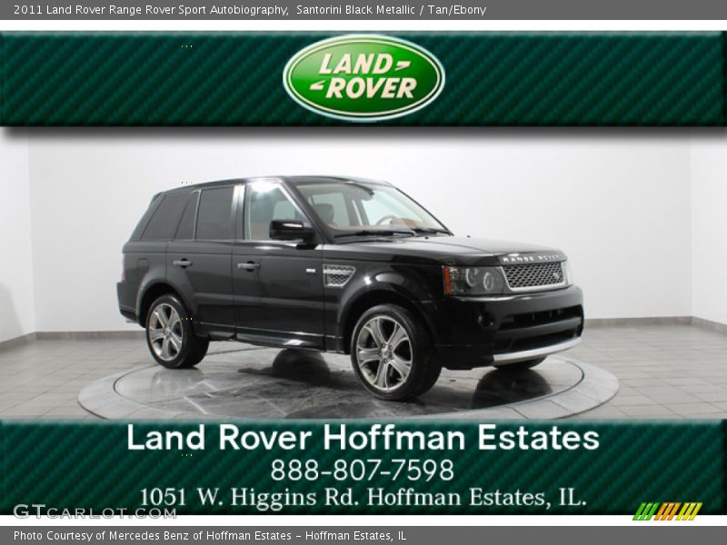 Santorini Black Metallic / Tan/Ebony 2011 Land Rover Range Rover Sport Autobiography