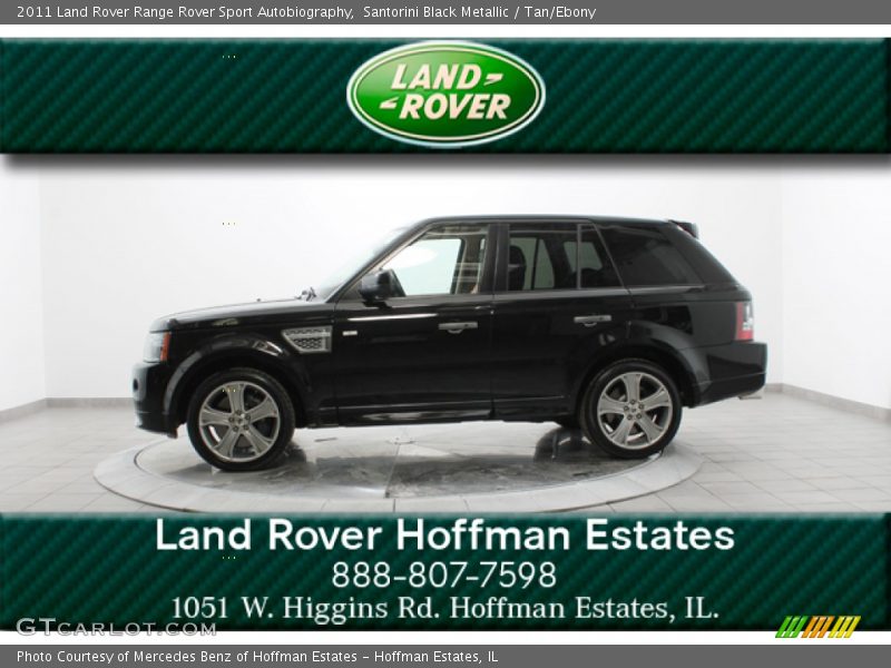 Santorini Black Metallic / Tan/Ebony 2011 Land Rover Range Rover Sport Autobiography