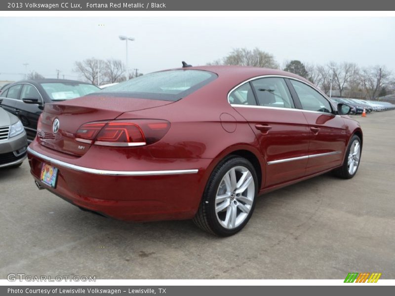 Fortana Red Metallic / Black 2013 Volkswagen CC Lux