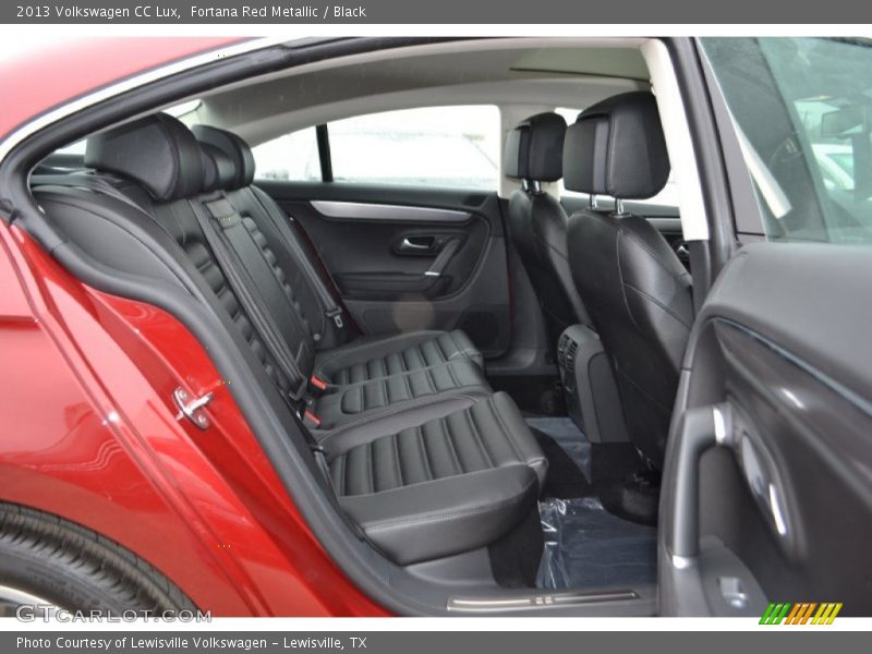Rear Seat of 2013 CC Lux