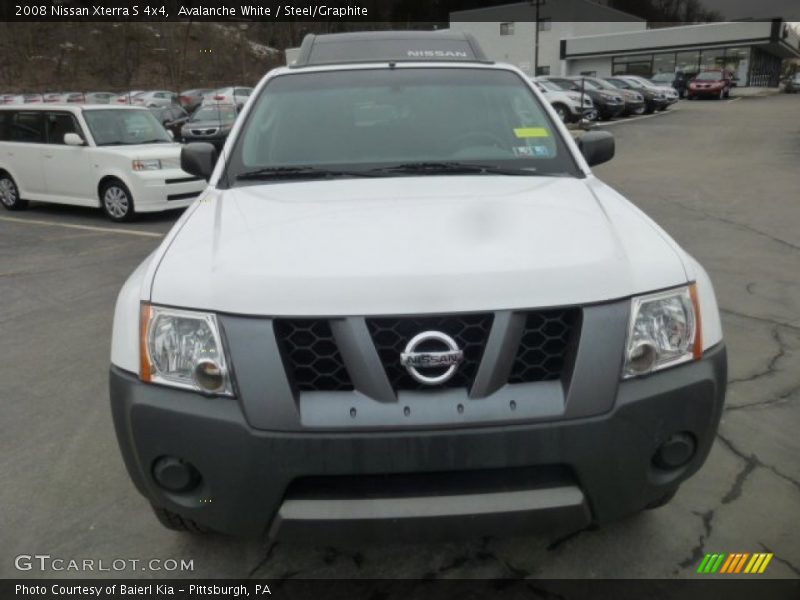 Avalanche White / Steel/Graphite 2008 Nissan Xterra S 4x4