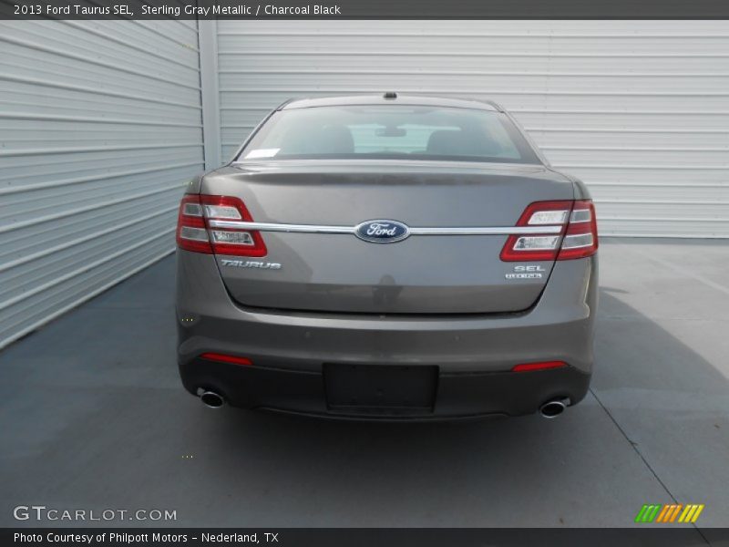 Sterling Gray Metallic / Charcoal Black 2013 Ford Taurus SEL