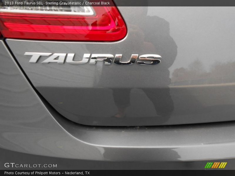 Sterling Gray Metallic / Charcoal Black 2013 Ford Taurus SEL