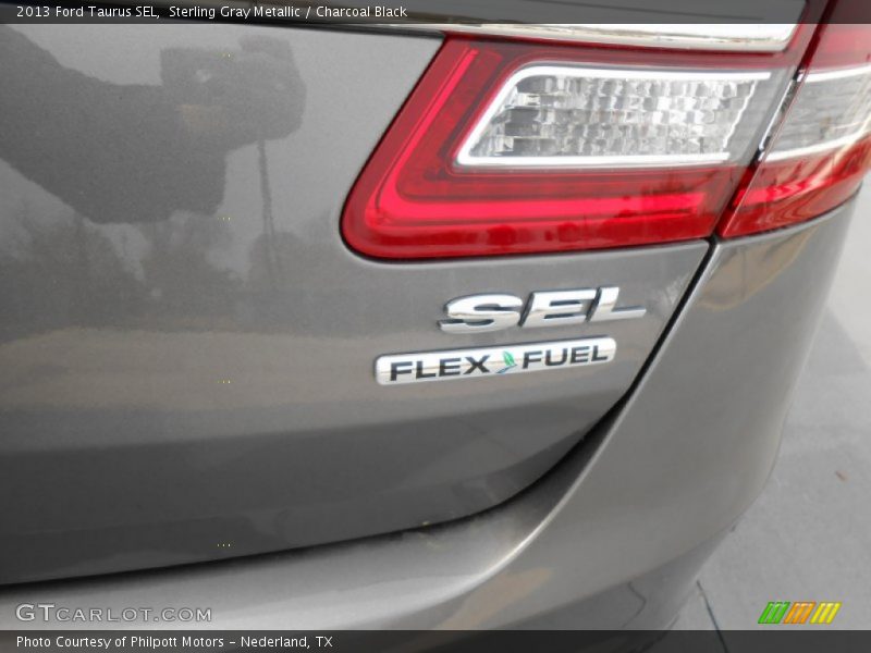 Sterling Gray Metallic / Charcoal Black 2013 Ford Taurus SEL