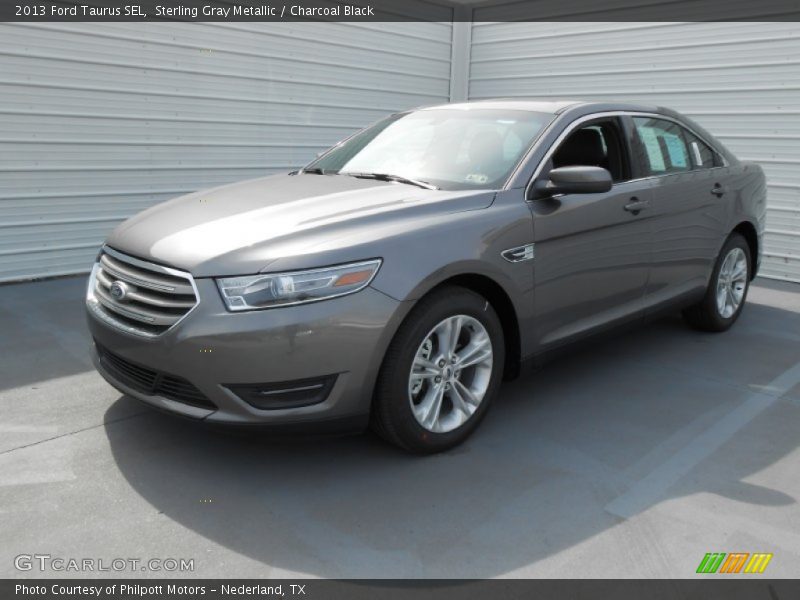Sterling Gray Metallic / Charcoal Black 2013 Ford Taurus SEL