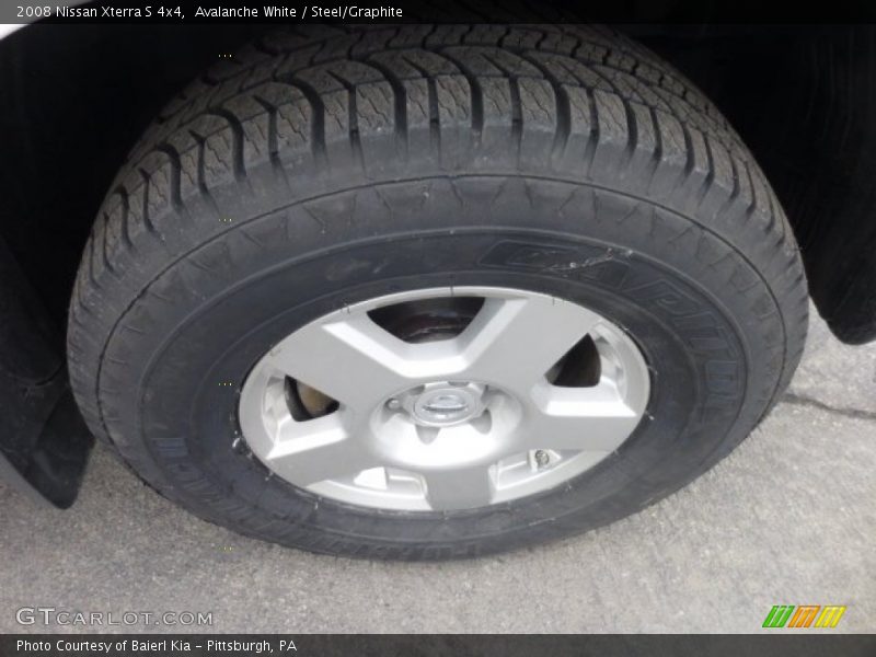 Avalanche White / Steel/Graphite 2008 Nissan Xterra S 4x4