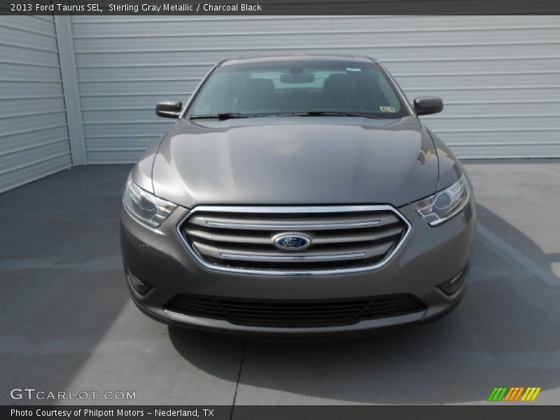 Sterling Gray Metallic / Charcoal Black 2013 Ford Taurus SEL
