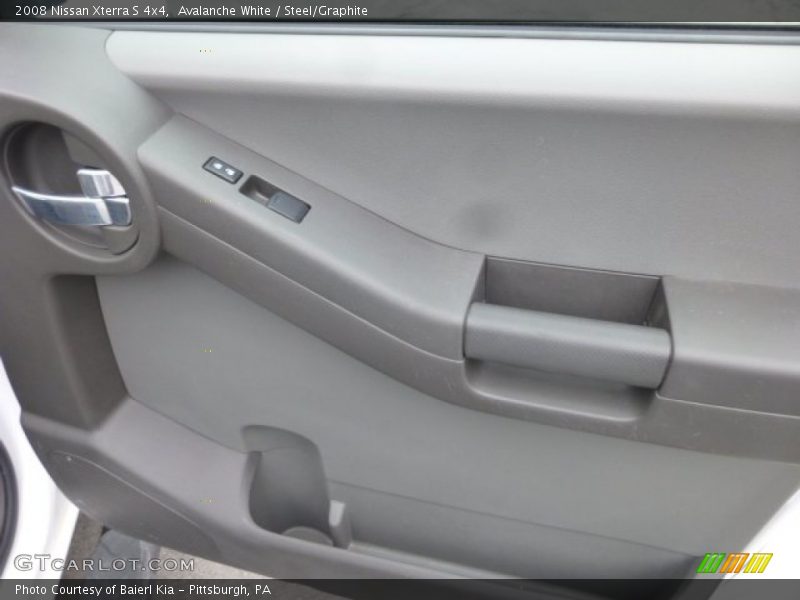 Avalanche White / Steel/Graphite 2008 Nissan Xterra S 4x4
