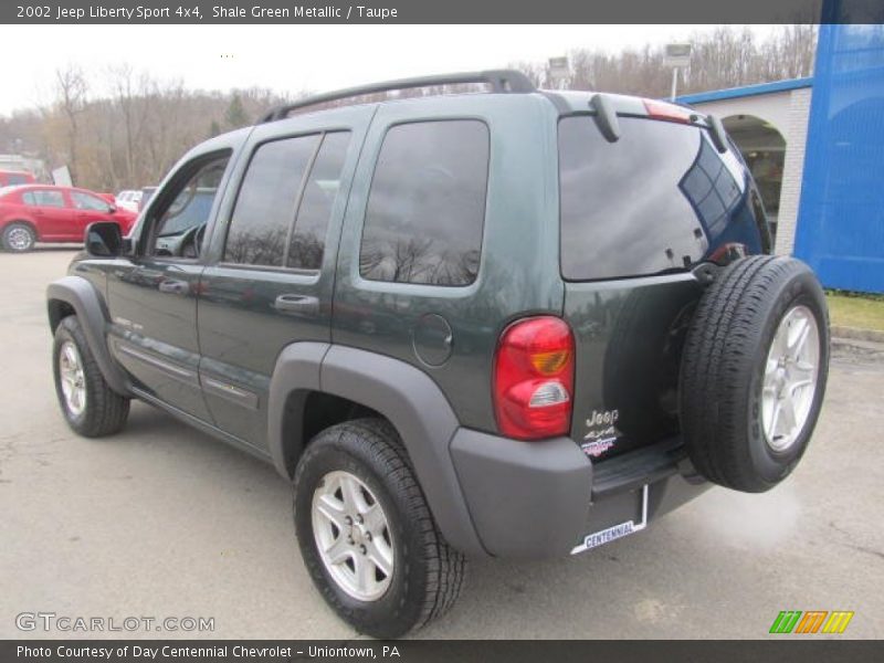 Shale Green Metallic / Taupe 2002 Jeep Liberty Sport 4x4