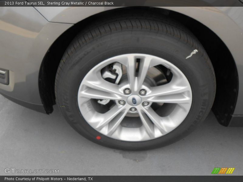 Sterling Gray Metallic / Charcoal Black 2013 Ford Taurus SEL